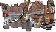 Kala Stairwell I, 2007, digital composite photo, ink jet print
